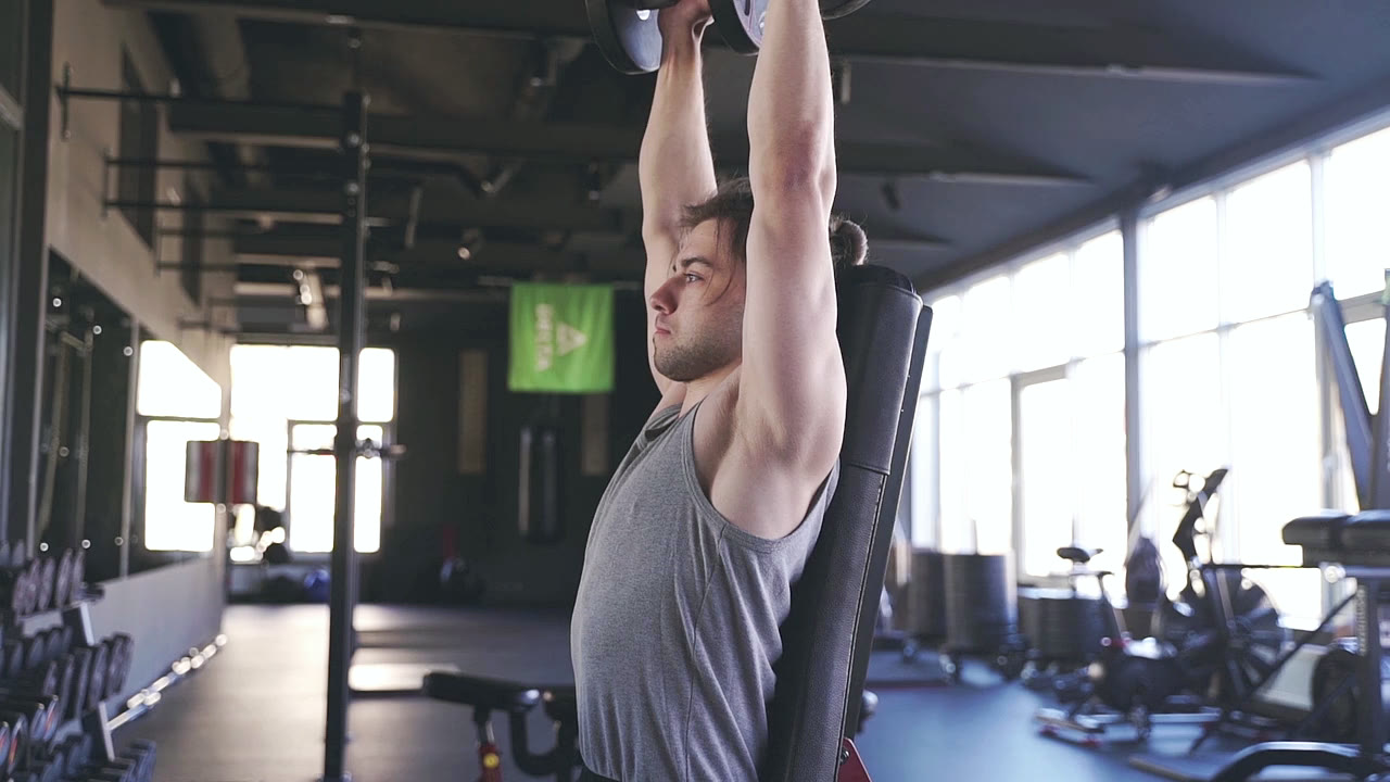 Dumbbell Shoulder Press demonstration